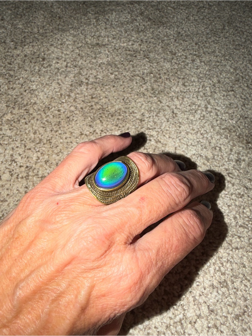 THE COOLEST MOOD RING. Sz 7.
